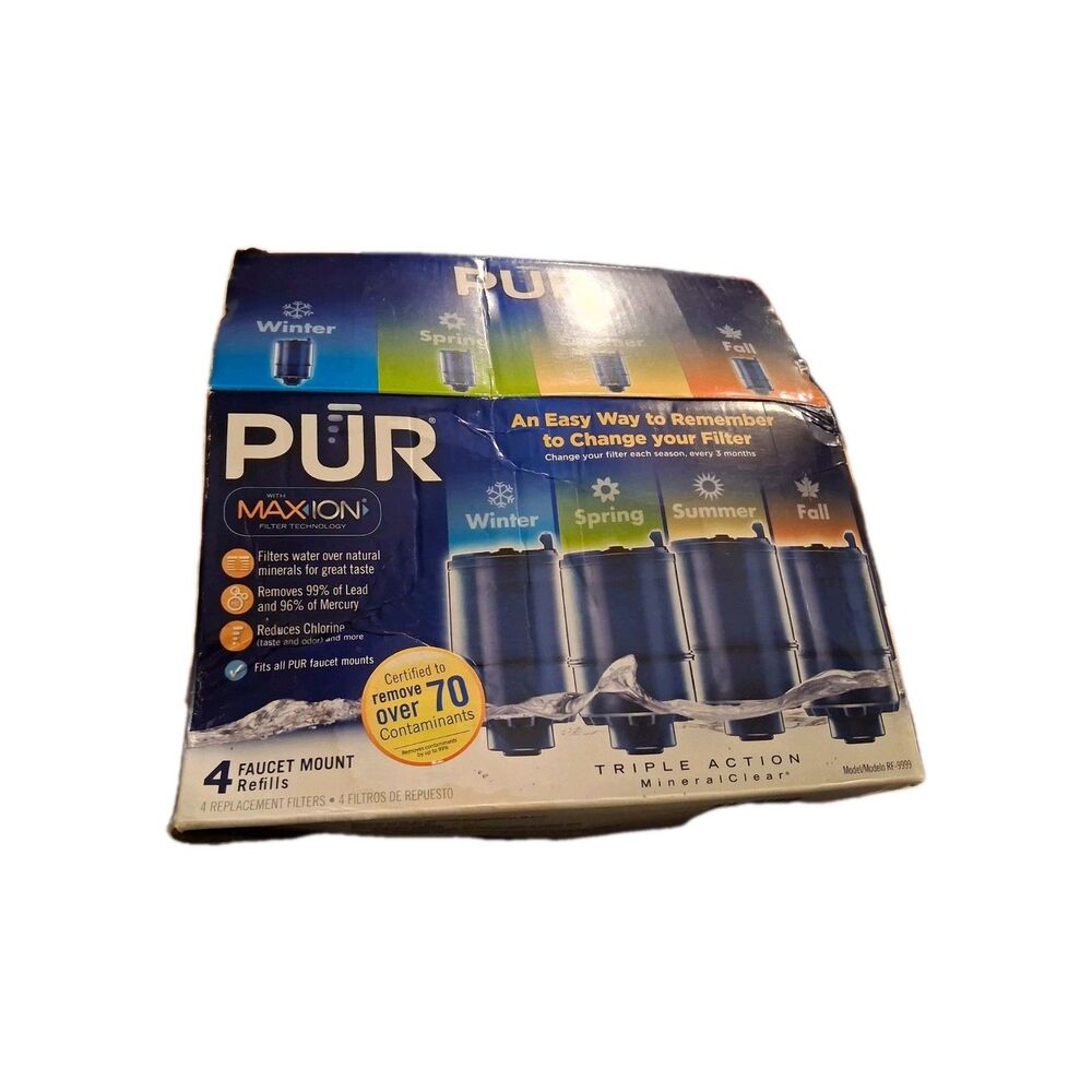 Pur‎ Maxion Mineral Clear Faucet Refill 4 Replacement Filters  RF-9999 Set Of 3